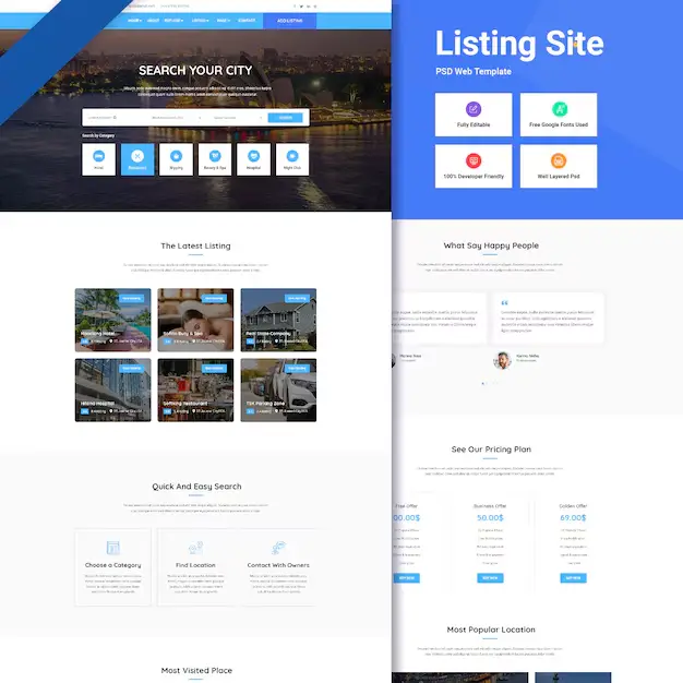 Listing Website